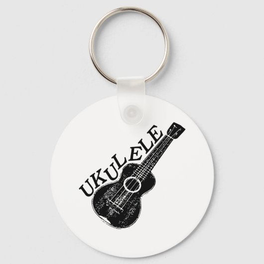 Ukulele tekst en Afbeelding Sleutelhanger (Voorkant)