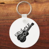 Ukulele tekst en Afbeelding Sleutelhanger (Achterkant)