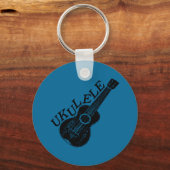 Ukulele tekst en Afbeelding Sleutelhanger (Voorkant)