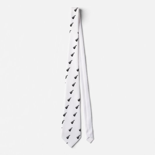 Ukulele tekst en Afbeelding Stropdas (Voorkant)