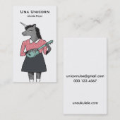 Ukulele Visitekaartje (Voorkant / Achterkant)