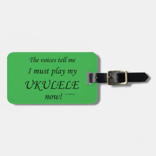 Ukulele Voices zegt dat je moet spelen Bagagelabel