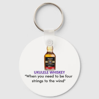 Ukulele Whiskey-Sleutelhanger Sleutelhanger