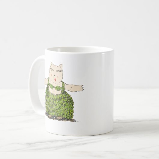 Ula, la tasse de chat de danse polynésienne de (Devant gauche)