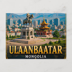 Ulaanbaatar Grote Steppen en Mongoolse Erfgoed Briefkaart