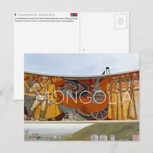 Ulaanbaatar, Mongolië Reisansichtkaart Briefkaart