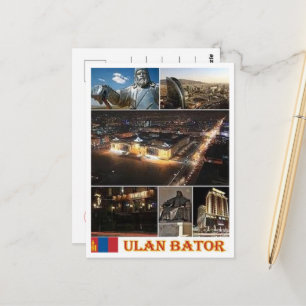 Ulan Bator - Mongolië - Mozaïek - Briefkaart