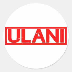 Ulani Stamp Ronde Sticker