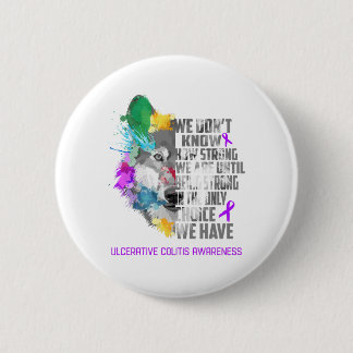 Ulceratieve Colitis Awareness Ribbon Support Gifte Ronde Button 5,7 Cm