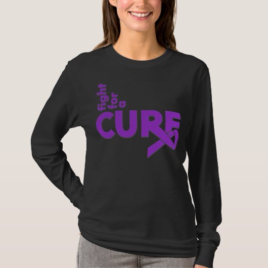 Ulceratieve colitis vecht voor een kuur t-shirt (Voorkant)