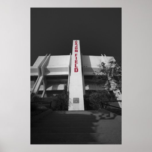 ULL Cajun Field Stadium Poster (Voorkant)