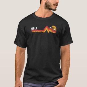 Ulli Retro Zonsondergang Ulli 80s 90s T-shirt