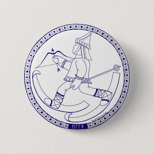 Ullr-Button Ronde Button 5,7 Cm (Voorkant)