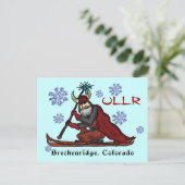 Ullr dieu de la neige carte postale (Debout devant)