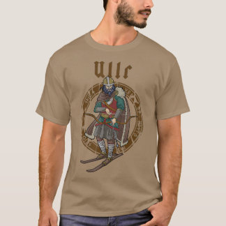Ullr God van Archery Viking Gifts Hunting Ski T-shirt