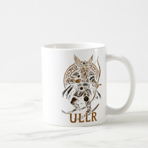 Ullr Noorse God Van Boogschieten En Skiën Koffiemok