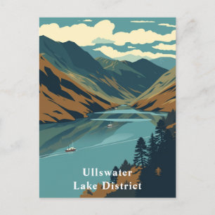 Ullswater, Lake District, Engeland Kunst Briefkaart