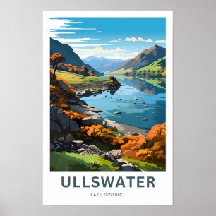 Ullswater Lake District Reisprint Poster