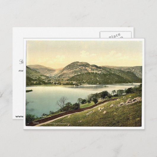 Ullswater, van Place Fell, Lake District, Engeland Briefkaart (Voorkant / Achterkant)