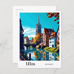 Ulm Duitsland Reizen  Illustratie Briefkaart