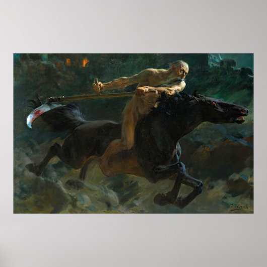 Ulpiano Checa - Tijd (1916) Poster (Voorkant)