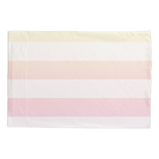 Ulraviolet en roze pastelstrepen kussensloop (Achterkant)