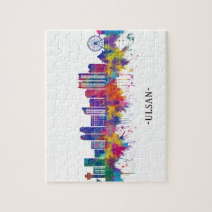 Ulsan South Korea Skyline Legpuzzel