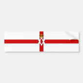 Ulster Banner Noord-Ierland vlag Bumpersticker (Voorkant)