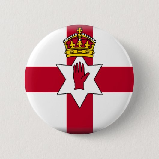 Ulster Flag Ronde Button 5,7 Cm (Voorkant)