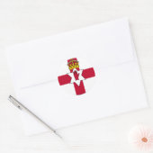 Ulster Flag Ronde Sticker (Envelop)