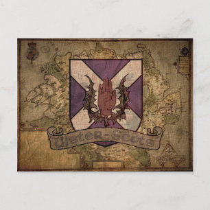 Ulster Scots antiek map briefkaart