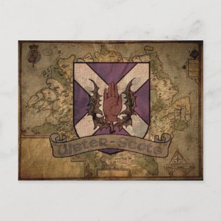 Ulster Scots carte postale antique