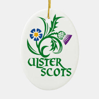 Ulster Scots (Scots-Irish)-ontwerp. Keramisch Ornament