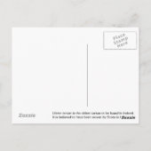 Ulster tartan briefkaart (Achterkant)