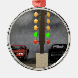 Ultieme bewegingsoptoning metalen ornament