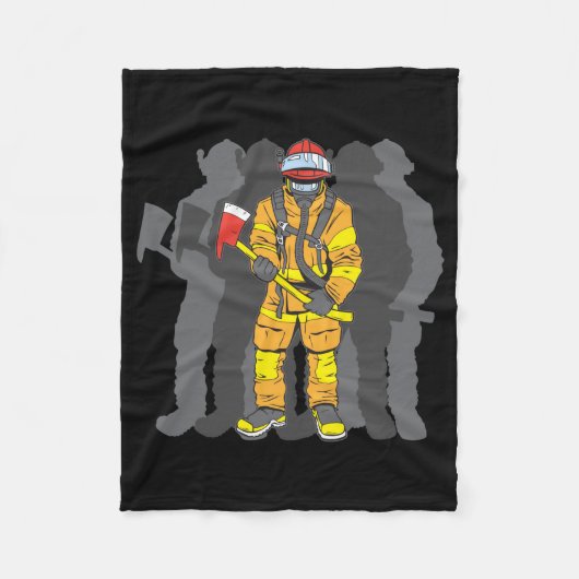 Ultieme brandweerman fleece deken (Voorkant)