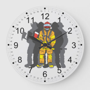Ultieme brandweerman grote klok