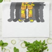 Ultieme brandweerman theedoek (Gevouwen)