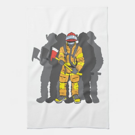 Ultieme brandweerman theedoek (Verticaal)