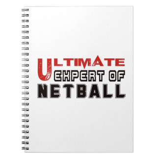 Ultieme expert in netball. notitieboek