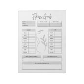 Ultieme Fitness Tracker Sjabloon Notitieblok (Gedraaid)