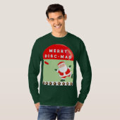 Ultieme frisbee kerst t-shirt (Voorkant volledig)