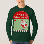 Ultieme frisbee kerst t-shirt (Voorkant)