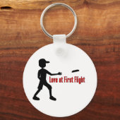 Ultieme Frisbee Love op First Flight Sleutelhanger (Voorkant)