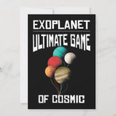 Ultieme game van kosmische exoplanet Planet Astron Kaart (Achterkant)