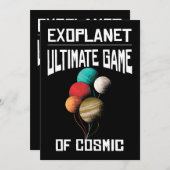 Ultieme game van kosmische exoplanet Planet Astron Kaart (Voorkant / Achterkant)