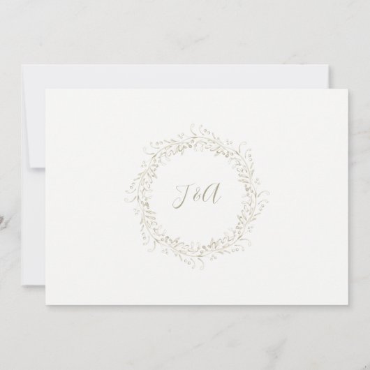 Ultieme gladde kalligrafie Moderne Eenvoudige Wate Kaart (Achterkant)