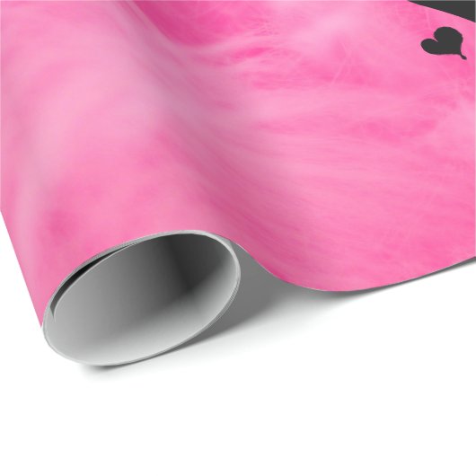 Ultieme hot-roze Fuzzy Faux Fur Cadeaupapier (Rol Hoek)