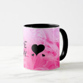 Ultieme hot-roze Fuzzy Faux Fur Mok (Voorkant rechts)