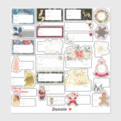 Ultieme kerstcadeautjes voor gevarieerdheid 26pc-s sticker (Vel)